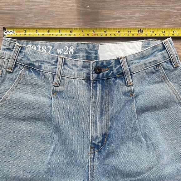 Kennedy Denim Co. Wide Tapered Leg Jean Misfit NH-070387P Light Wash Sz 28 - Picture 10 of 10